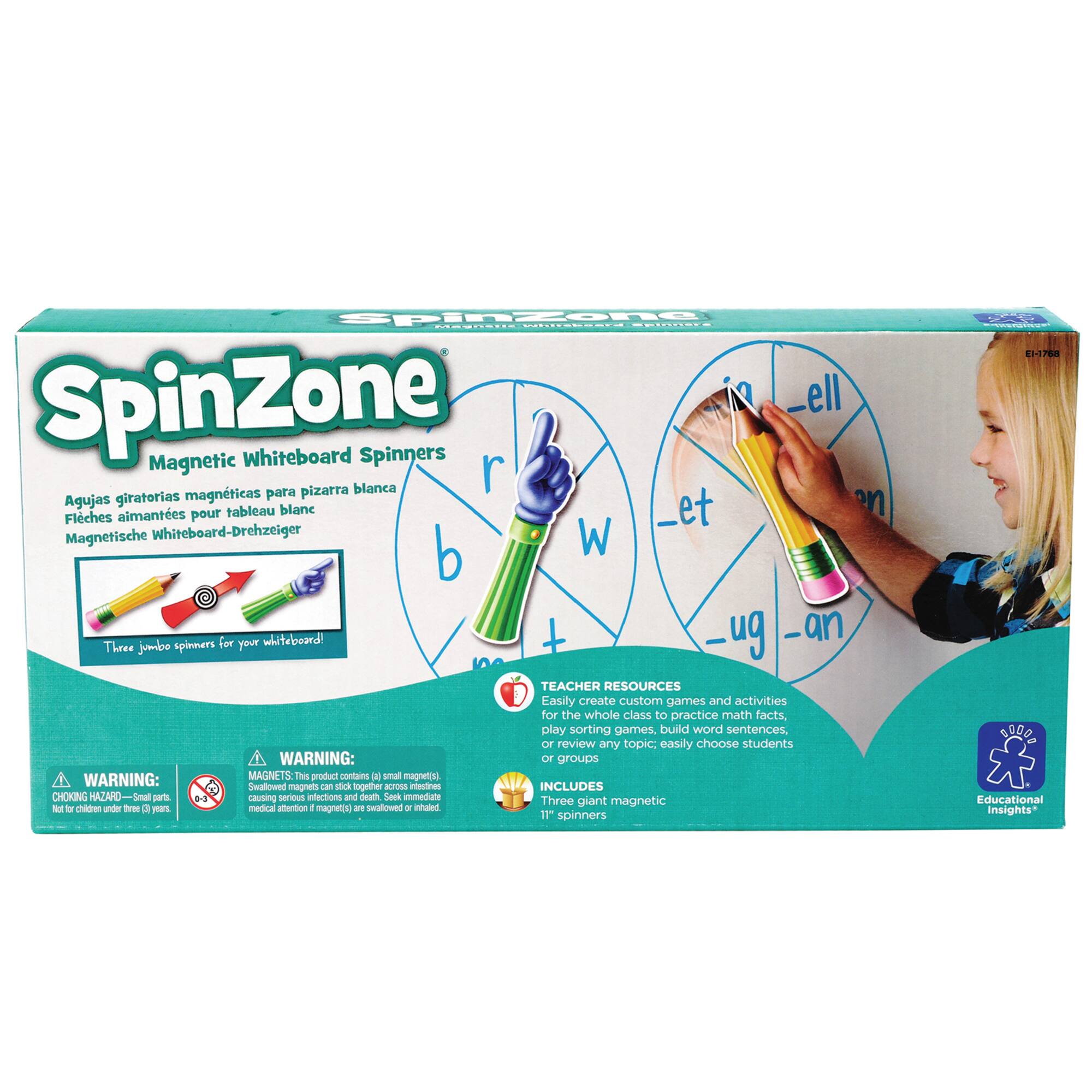 SpinZone® Magnetic Whiteboard Spinners